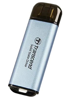 TRANSCEND 512 GB ESD300C USB3.2 TYPE C (USB 10Gbps) OTG COMPACT PORTABLE SSD  - Read 1050MB/s Wri...