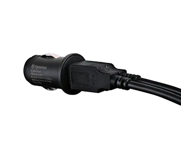 Transcend Dual USB Car Lighter Adaptor &amp; Cable Kit for Transcend Dash Cams
