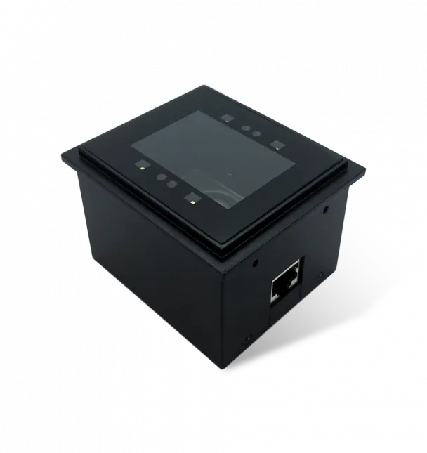 Newland FM30 Grouper II 2D CMOS fixed mounted reader for kiosk integration with flush glass front...