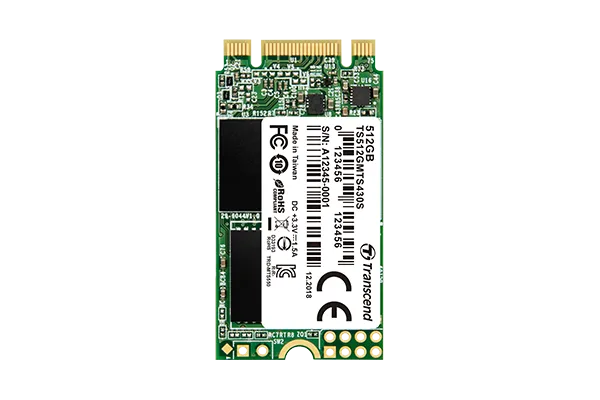 TRANSCEND 512B MTS420S SATA3 M.2 2242 SSD - 3D NAND