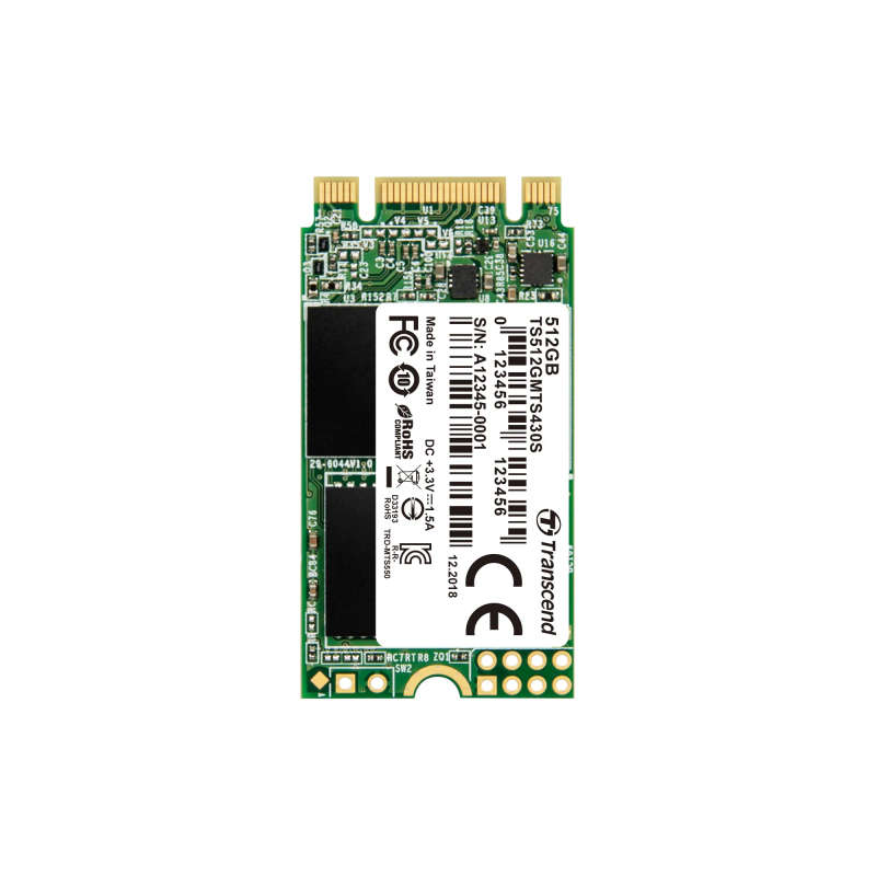 TRANSCEND 512B MTS420S SATA3 M.2 2242 SSD - 3D NAND
