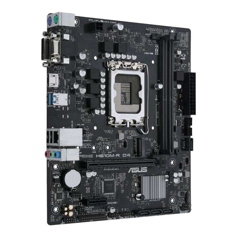 ASUS PRIME H610M-R D4 LGA 1700 M-ATX Gaming Motherboard Integration