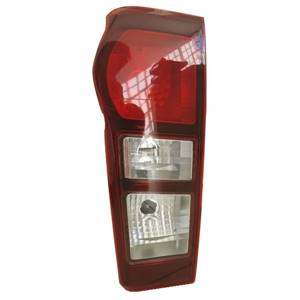2013- ISUZU LUV3 SPark 13- Tail Lamp Rear Light Left Side Passenger Side Black With HARNESS "E"