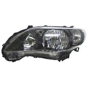 TOYOTA COROLLA QUEST 14-19 Headlamp / HeadLight Front Passenger Side Black ELEC With MOTOR