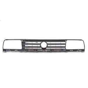 1988 1989 1990 VW JETTA MK2 88-90 Grille Grill 3 BAR MAT-BLK