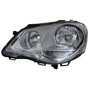 2010- VW POLO VIVO 10- Headlamp / HeadLight Front Passenger Side Chrome"E" MANU