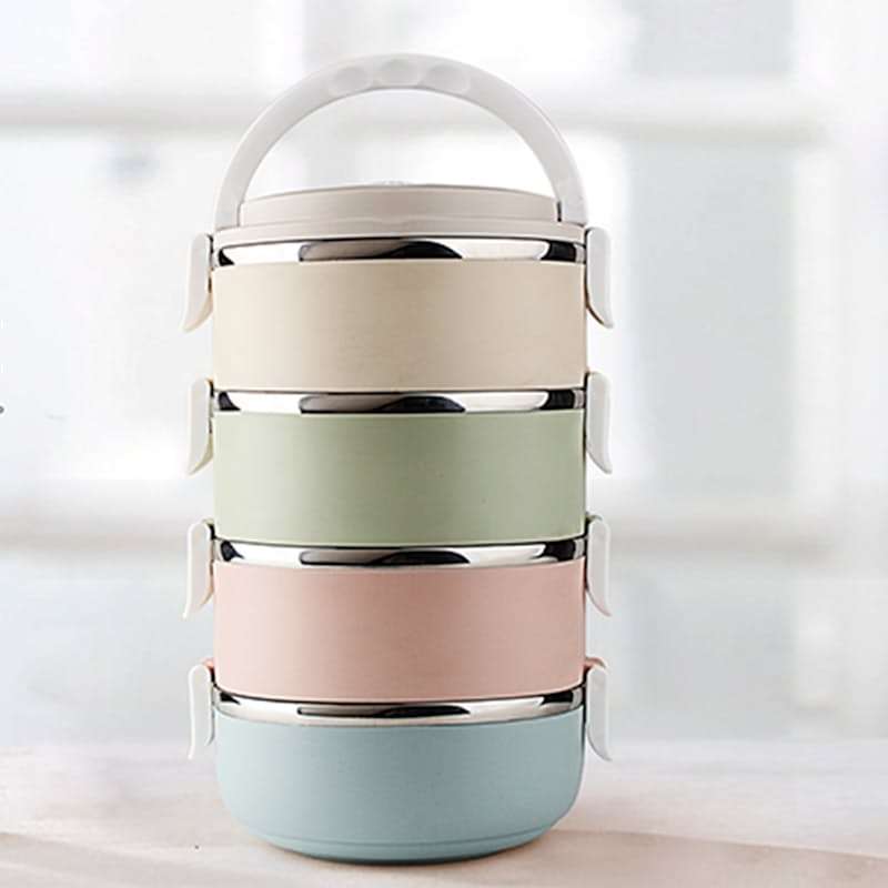 4 Layer Stainless Steel Lunch Box