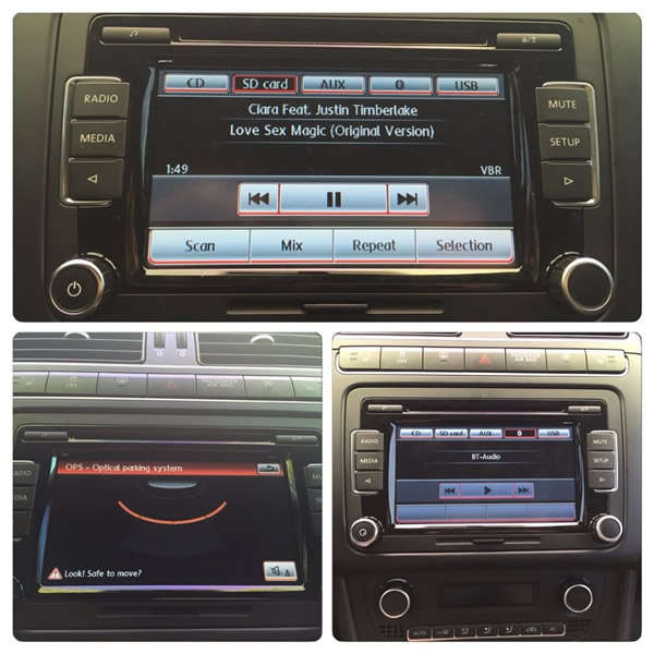 VW OEM Double Din RCD510