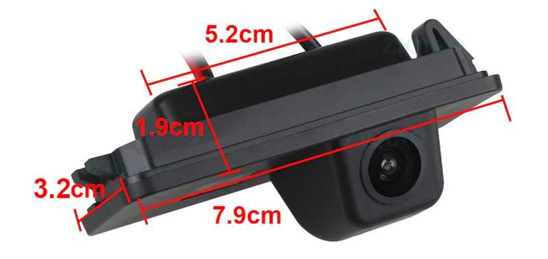 Reverse Camera - Complete License plate light fitting with LED