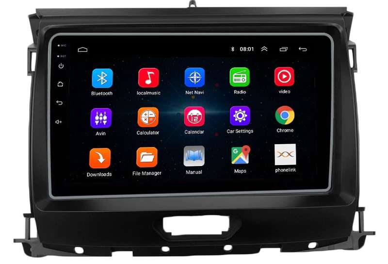 Ford Ranger T7 Android Head Unit with wireless carplay and android auto
