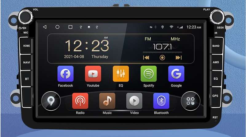 VW 8Inch Android OEM-Replacement Head Unit Radio (With Carplay / Android Auto)