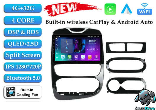 Renault Clio 4 (2012 to 2018) Android Navigation Infotainment Radio System