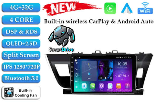 Toyota Corolla (2014 to 2017) Android Navigation Infotainment Radio System