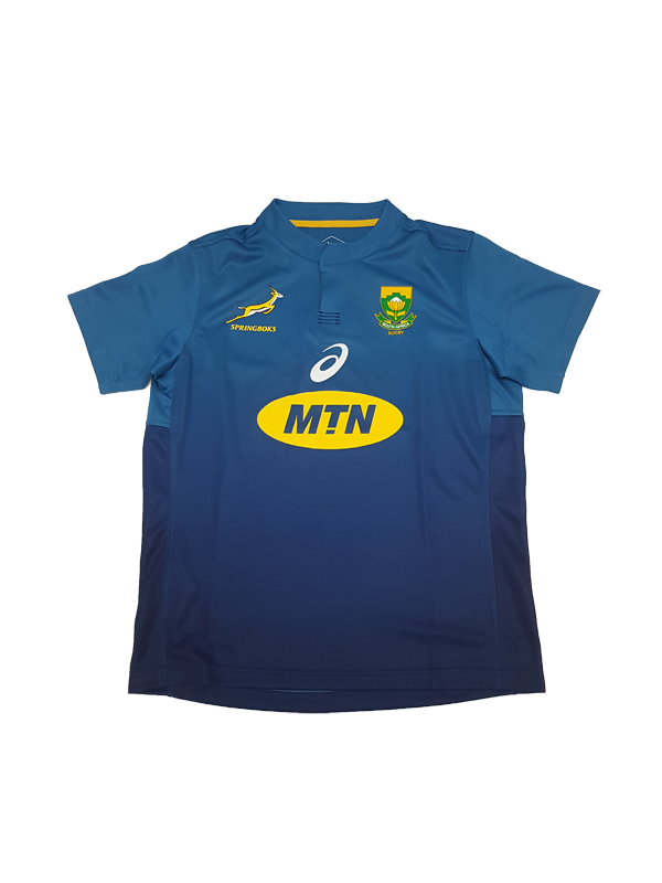 Mens Springbok Training Jersey Turkish / Indigo Blue - Xl