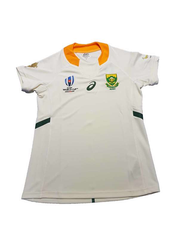 Ladies Springbok Rugby World Cup Replica Jersey White 2019 - S 0.30kg