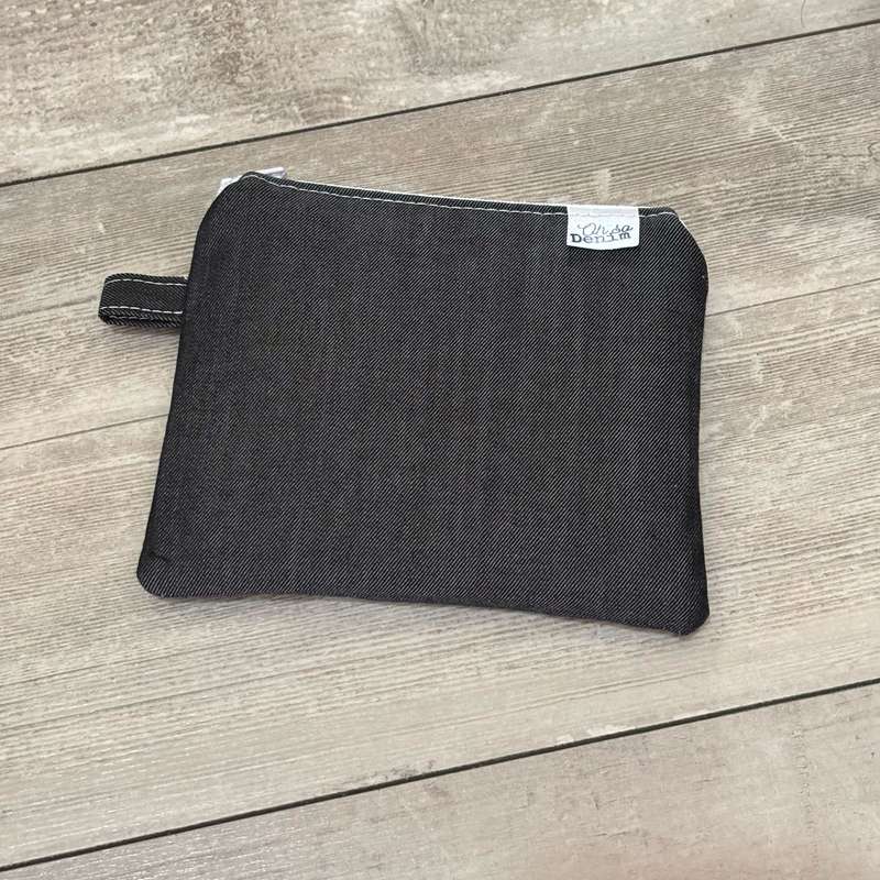 Denim Keyring Wallet / Coin Purse 14cm x 11cm (Small)