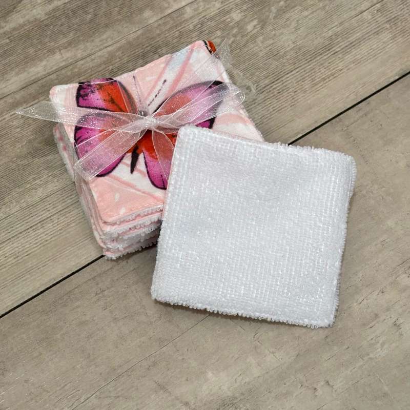 Reusable Face Pads  Cotton & Towelling | Set of 7