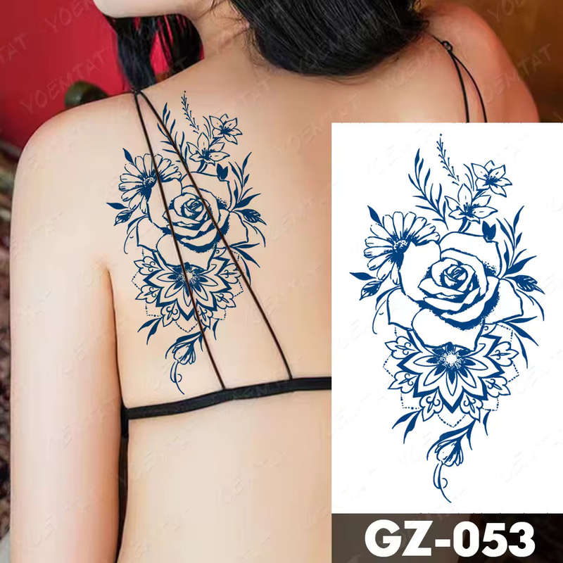 Botanical Flourish Tattoo