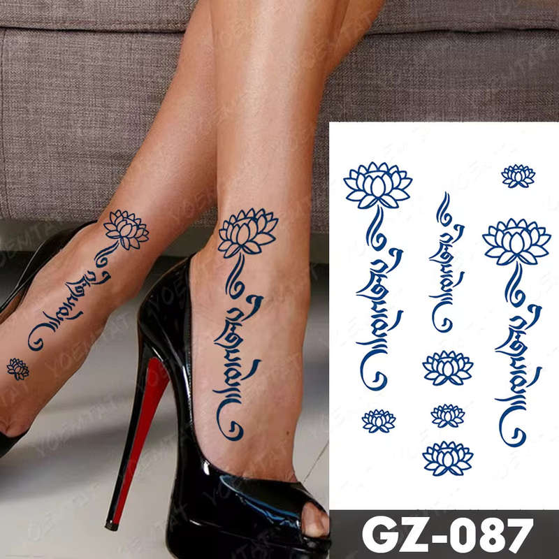 Elegant Lotus Tattoo