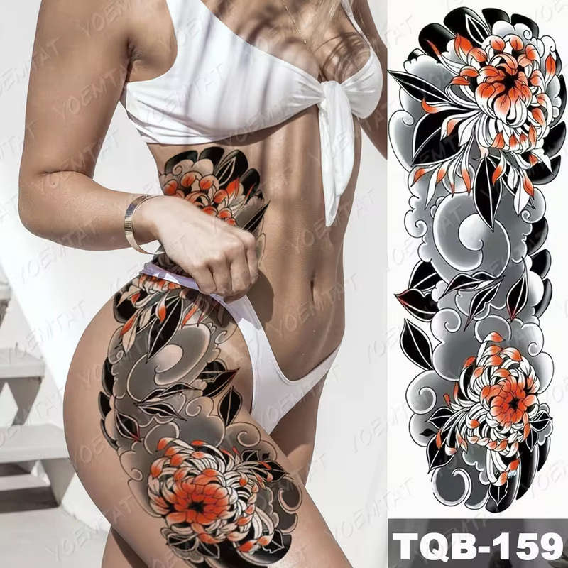 Blooming Chrysanthemum Tattoo