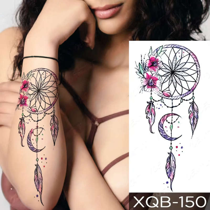Mystic Garden Dreamcatcher - Feminine Forearm Tattoo