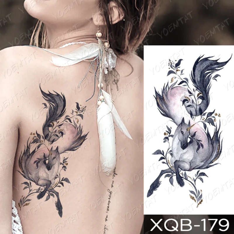 Enchanted Equine Temporary Tattoo