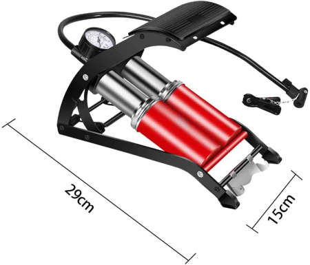 Foot Pump with gauge