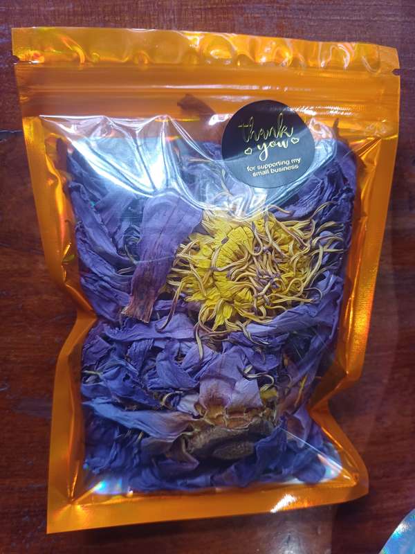 Blue Lotus. Whole flowers from Sri Lanka 100 Grams