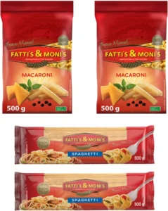 Combo Fattis & Monis Mazaroni 500g + Speghetti 500g
