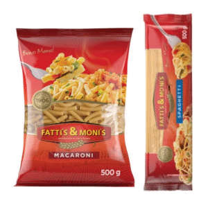 Combo Fattis & Monis Mazaroni 500g + Speghetti 500g