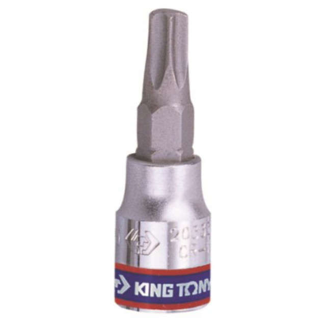 King Tony - Socket Torx - Tamper Proof - 1/4 Inch - T20 x 37mm - 2 Pack