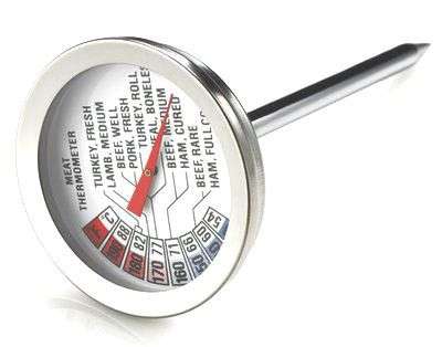 "Hillhouse Stainless Steel Meat Thermometer - 6 Pack"