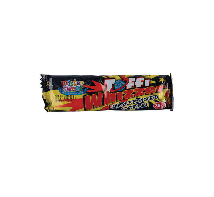 "Toffi Whizzer - Sweets - Party Treats - Liquorice - 35g - 30 Pack"