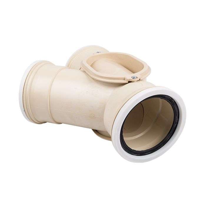 Waste Junction 45Deg Ug Ie Univ 110mm Sabs - 2 Pack