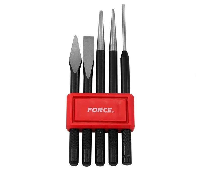 Force - 5 Piece Chisel And Punch Set 2Xchisels And 3Xpunches