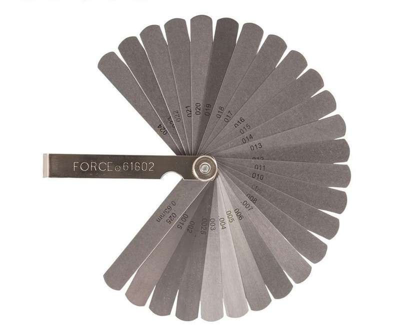 Force - 26 Blade Feeler Gauge 95mm 0.04mm - 0.63mm