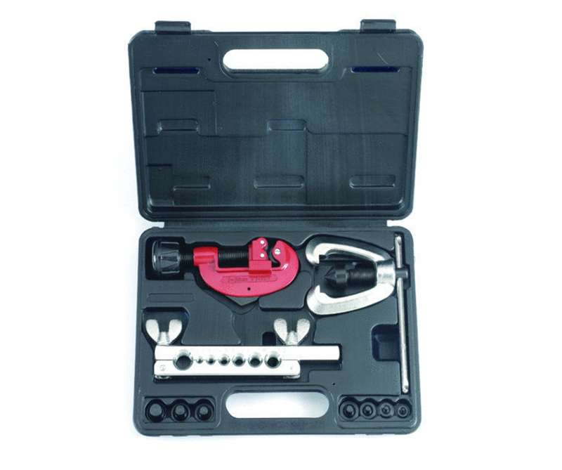 Force - Tubing Cutter And Double Flaring Tool Kit - Metric 4 6 8 10 12 1