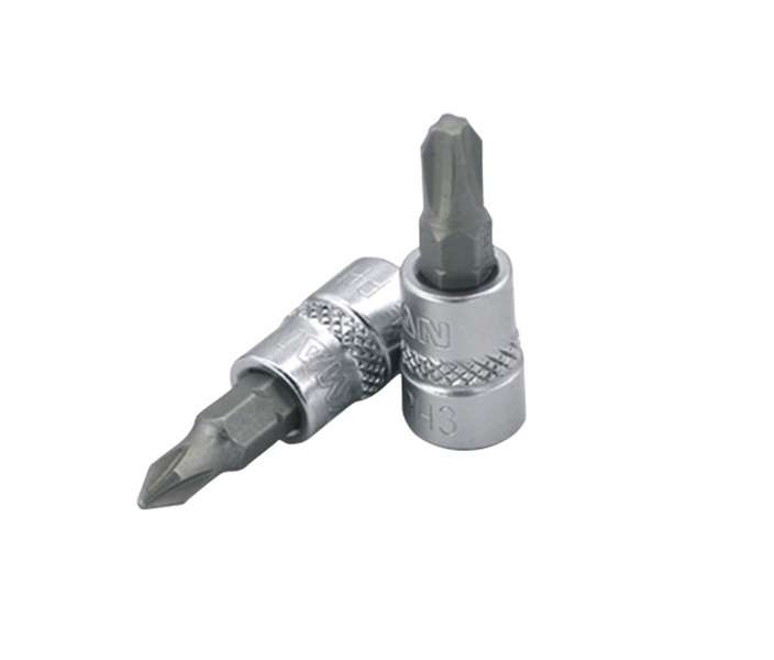 "Fixman - 3/8" Dr.Bit Socket Ph3 Phillips Screwdriver Bit - 4 Pack"