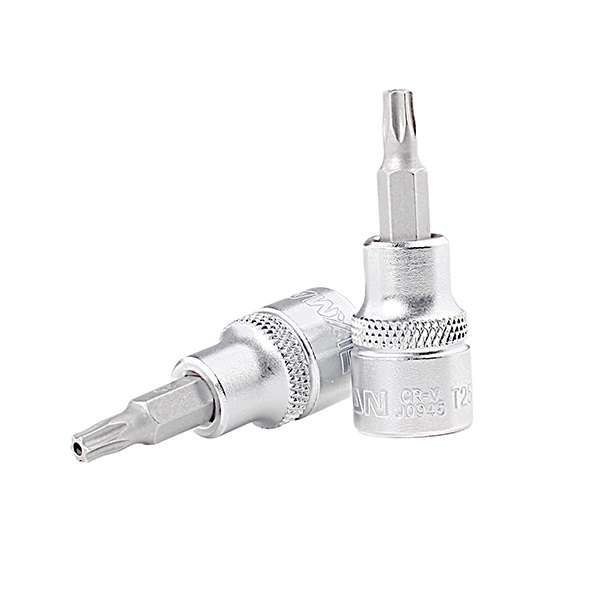 Fixman - 3/8 Dr.Bit Socket T25H Torx Security - 2 Pack