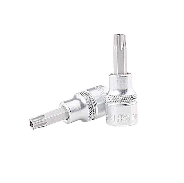 Fixman - 3/8 Dr.Bit Socket T40H Torx Security - 2 Pack