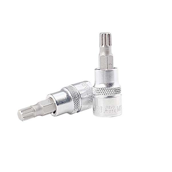 Fixman - 3/8 Dr.Bit Spline Socket M8 - 2 Pack