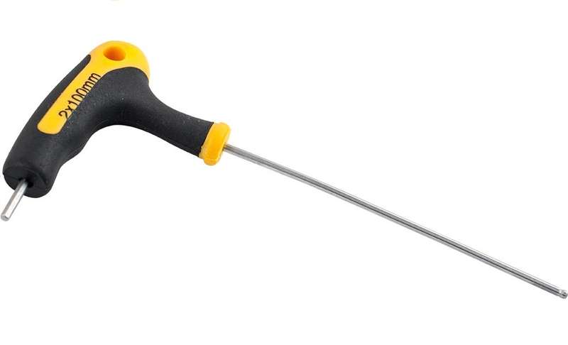 Tork Craft - Ball Point T Handle Hex Allen Key 2.0mm x 100mm - 2 Pack