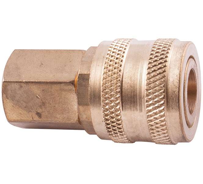 AirCraft - Quick Coupler Aro Style Brass 1/4 Female - 2 Pack