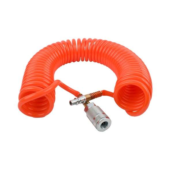 AirCraft - Sprial Hose 7.5Mx8mm W/Aro Quick Coupler - 2 Pack