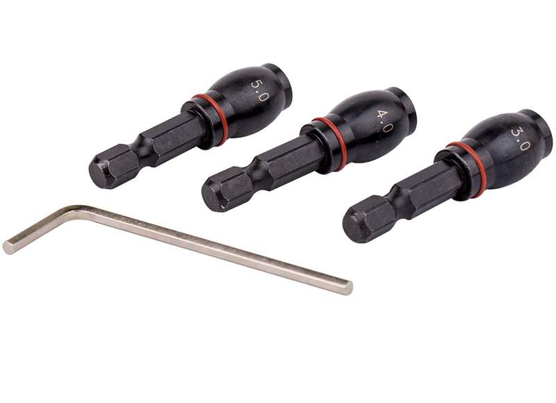 Tork Craft - Drill Bit Adaptor Set 3Piece 3.4.5mm Fem Rnd - 2 Pack