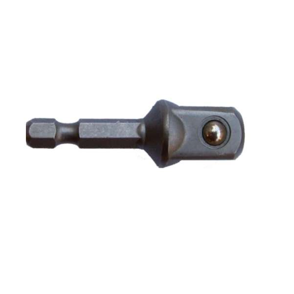 Tork Craft - Socket Adaptor 1/2M Sq x 50mm 1/4M - 2 Pack