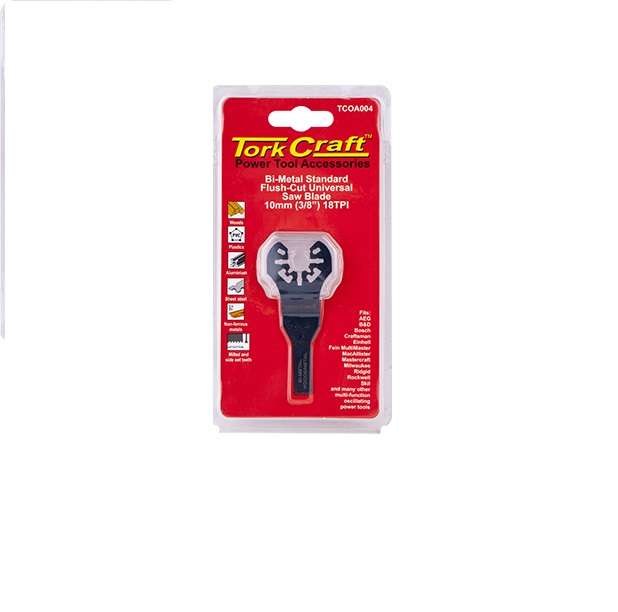 Tork Craft - Quick Change Flush Cut Metal Saw Blade 10mm - 2 Pack