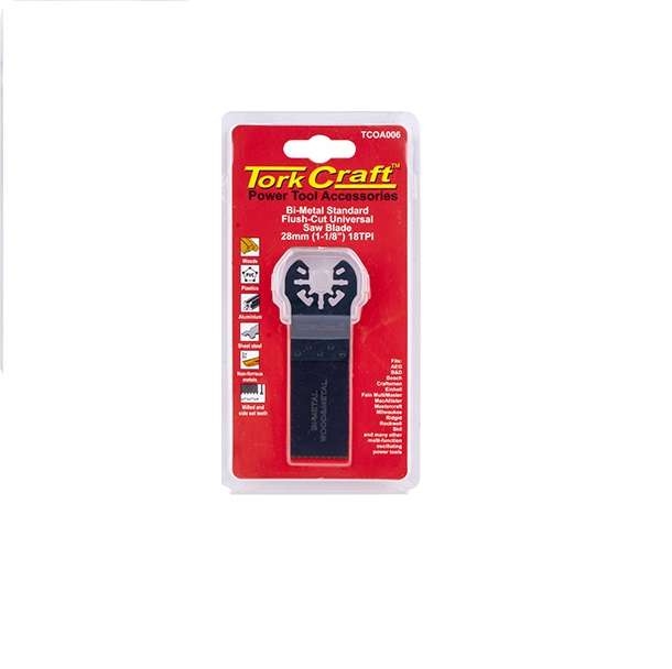 Tork Craft - Quick Change Flush Cut Metal Saw Blade 28mm - 2 Pack