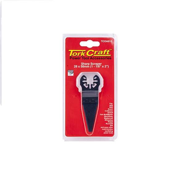 Tork Craft - Quick Change Sharp Scraper 28x50mm(1-1/8x2) - 2 Pack