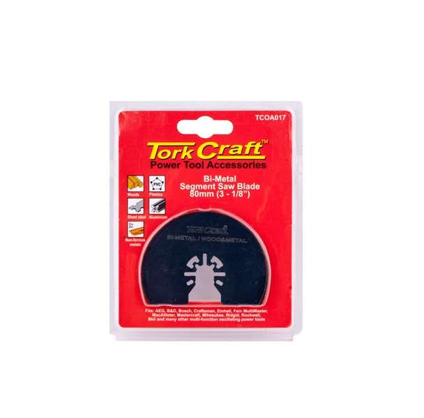 Tork Craft - Quick Change Segment Saw Blade 80mm(3-1/8) - 2 Pack